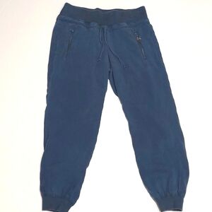 Cloth & stone navy Tencel joggers, size S
